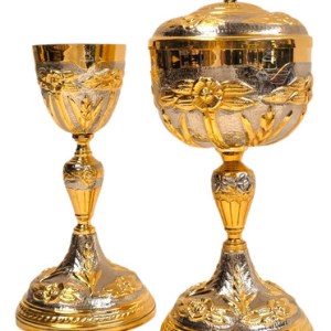 Caliz Copon Y Patena Liturgico Extra Grande