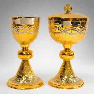 Caliz Copon Y Patena Liturgico Espinas C2