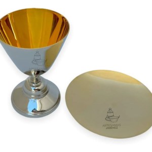 Caliz Mini Plateado C02 Para Iglesia O Capilla C02