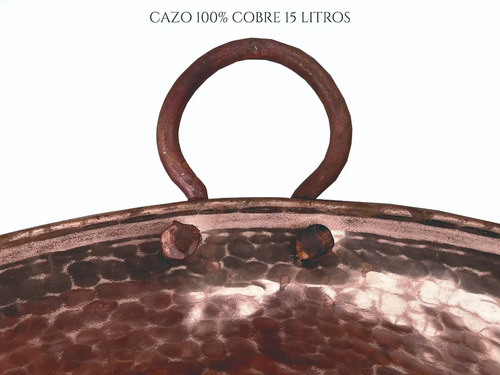 Cazo De Cobre De 15 Litros - Caso De Cobre Para Carnitas