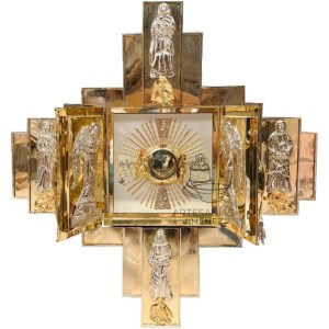 Sagrario Con Expositor De Santisimo 40x40 Marco De 110 Cm