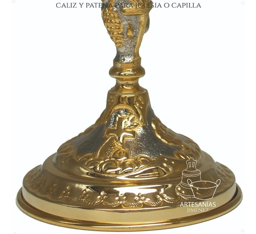 Caliz Para Iglesia O Capilla Con Patena T17 Vaso Sagrado