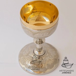Caliz Y Patena Peces Liturgico Para Iglesia O Capilla