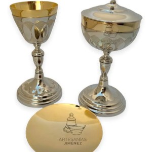 Caliz Y Copon Plateado Para Iglesia O Capilla C01