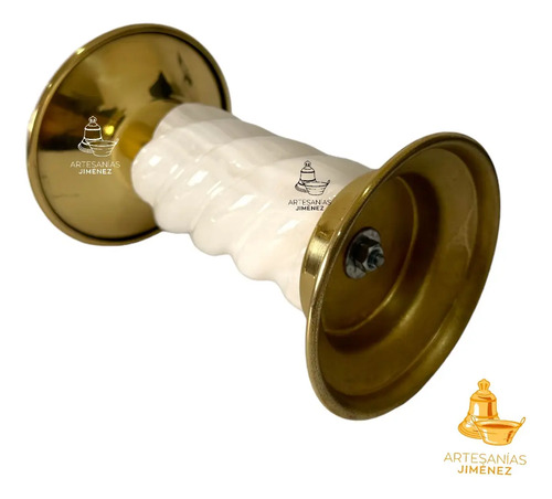 Candeleros De Mesa Para Altar Iglesia Espiral O Caramelo Dorado