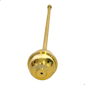 Hisopo De 23 Cm Para Acetre Color Dorado
