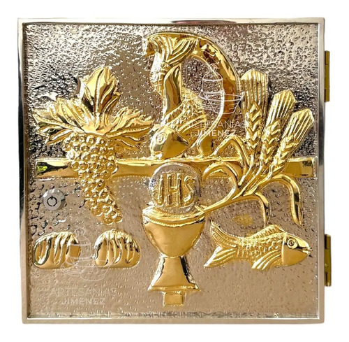 Sagrario Catolico Simbolos Liturgicos 30x30 Cm E1