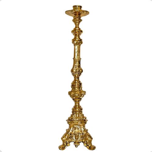 Candelero O Candelabro Barroco De 80 Cm De Bronce (1 Pieza) Bronce