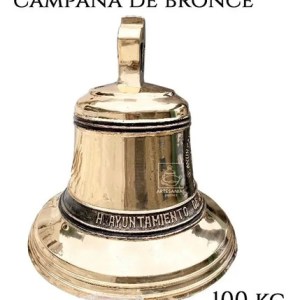 Campana De 100 Kilogramos Cobre Y Bronce, Iglesia, Capilla