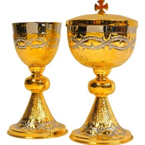 Caliz Copon Y Patena Liturgico Espinas C2