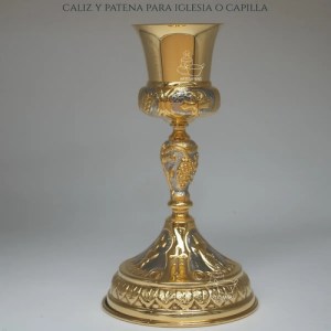 Caliz Para Iglesia O Capilla Con Patena T16 Vaso Sagrado