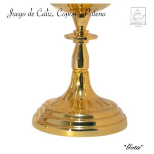Caliz Copon Y Patena Para Iglesia O Capilla Gota C304