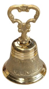 Campanilla (campana) No. 5 De Bronce Corazon