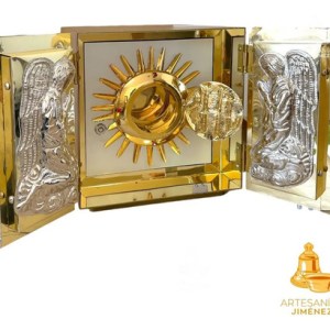Sagrario Con Expositor De Santísimo Símbolos Litúrgicos C09