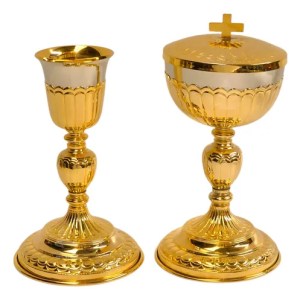 Caliz Copon Y Patena Liturgico Vaso Sagrado C10
