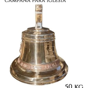 Campana Antigua O Rustica Personalizada De Bronce