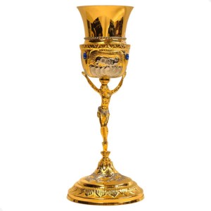 Caliz Grande De Cristo Con Patena Inri Cn1