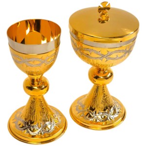 Caliz Copon Y Patena Liturgico Espinas C2