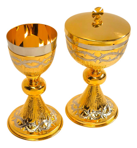 Caliz Copon Y Patena Liturgico Espinas C2