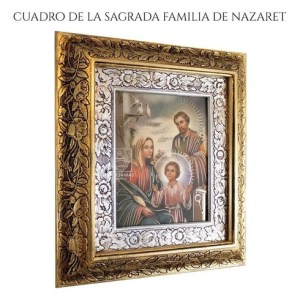 Cuadro Sagrada Familia De Nazaret 45x40 Cm Religioso A080