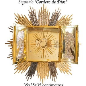 Sagrario Con Expositor De Santísimo Cordero De Dios