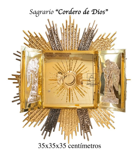 Sagrario Con Expositor De Santísimo Cordero De Dios