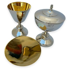 Caliz Y Copon Mini Plateado Liso C02