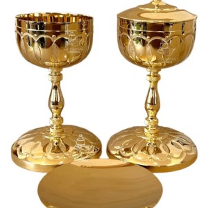 Caliz Copon Y Patena Para Iglesia O Capilla C312 Litúrgico
