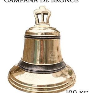 Campana De 100 Kilogramos Cobre Y Bronce, Iglesia, Capilla