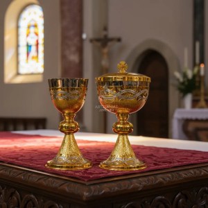 Caliz Copon Y Patena Liturgico Espinas C2