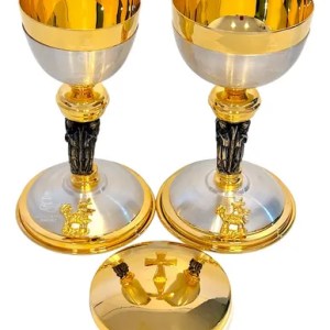 Caliz Y Copon Vasos Sagrados Angeles Y Cordero De Dios