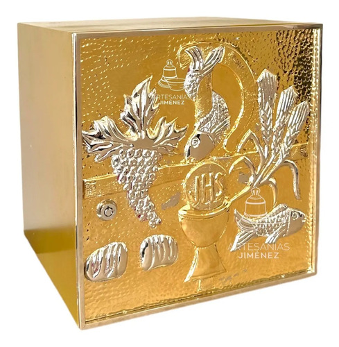 Sagrario Catolico Simbolos Liturgicos 30x30 Cm E2